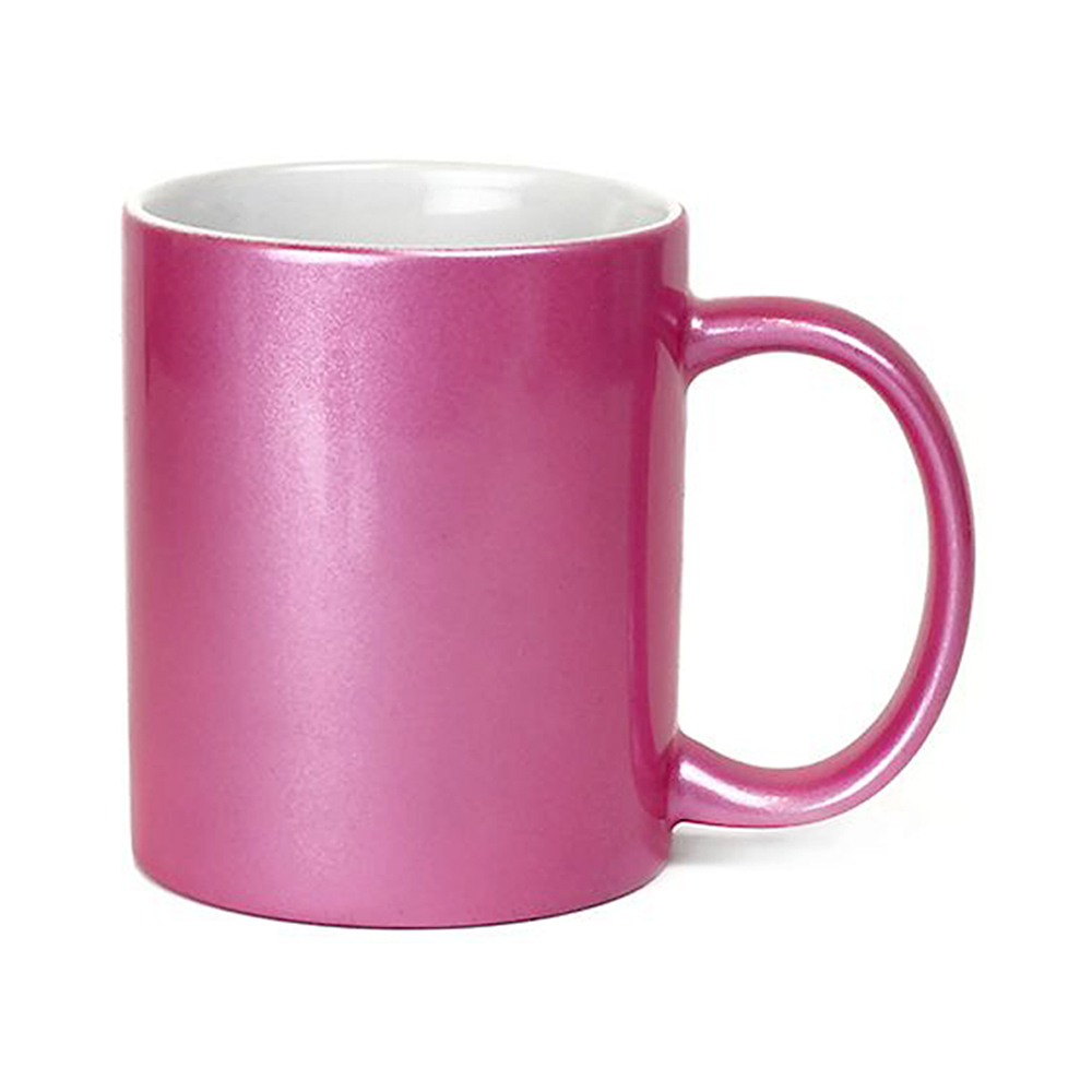 pink travel mug with handle
