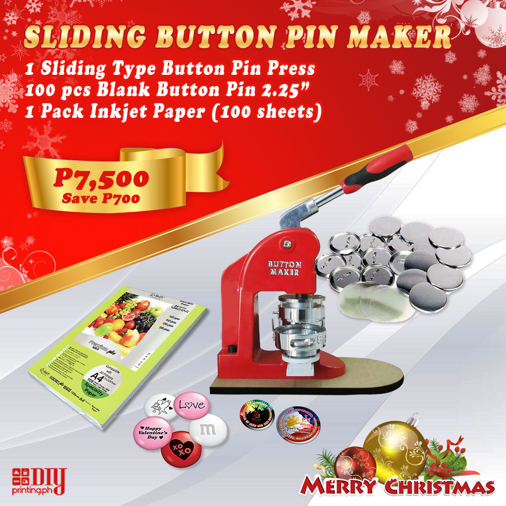 blank button pin - 3D Sublimation Machine Supplier Philippines