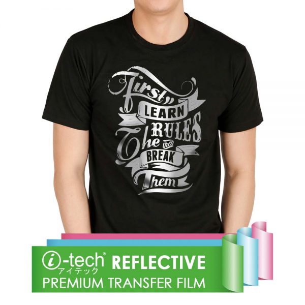 Uber-Film Reflective T-Shirt Vinyl Heat Press Vinyl Transfer Paper Garment Film 