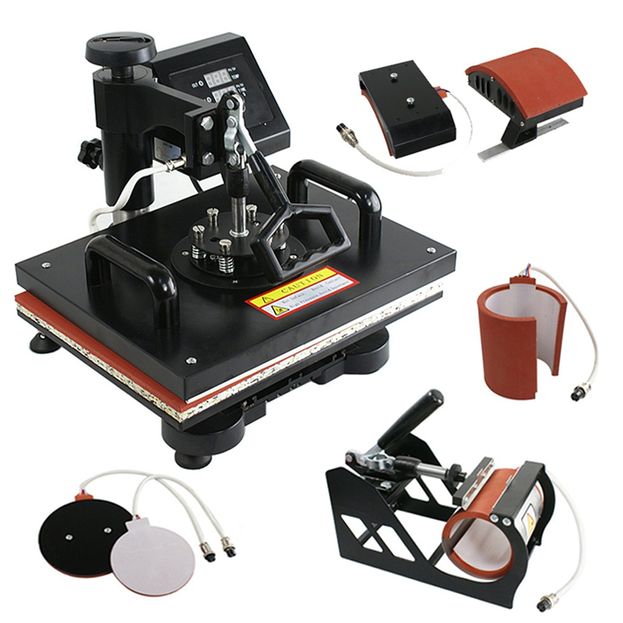 6 in 1 combo heat press machine