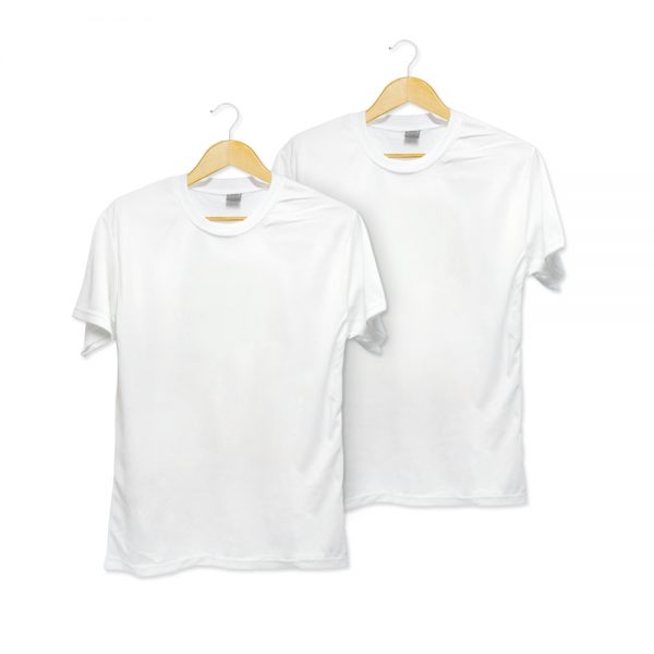 løst tab opadgående Plain Polyester Sublimation T-Shirt