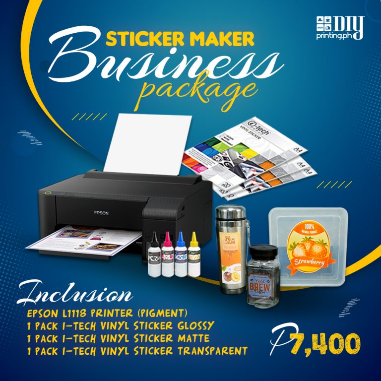 Sticker Printing Business Package, Print Laminate Cut